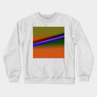 GREEN ORANGE BROWN BLUE TEXTURE ART Crewneck Sweatshirt